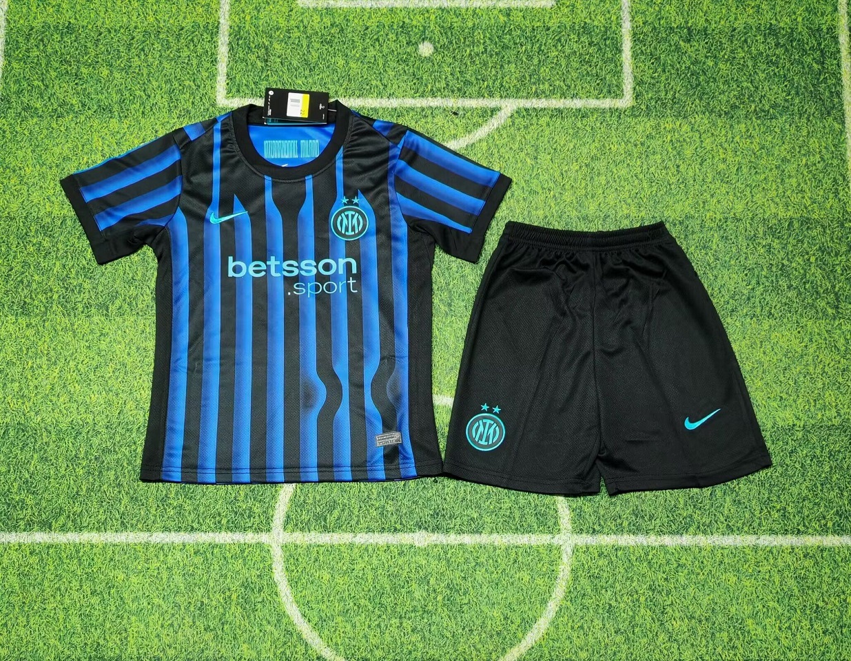Kids-Inter Milan 25/26 Home Soccer Jersey